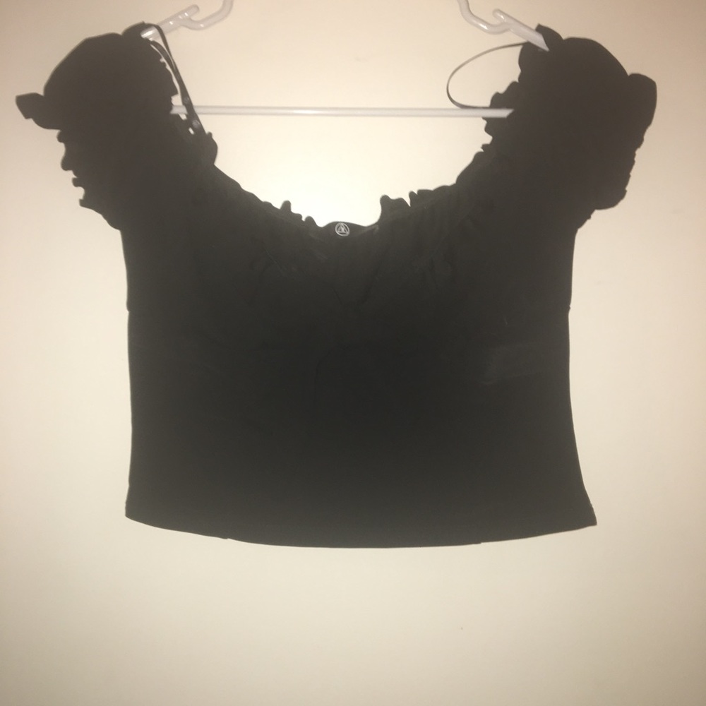 Off the shoulder crop top
